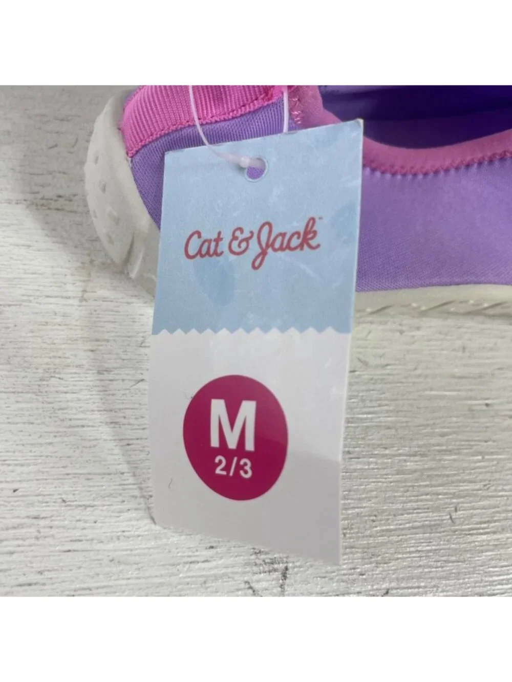 Cat & Jack Water Shoes Kids Medium 2/3 Purple New Flexible Sole Summer